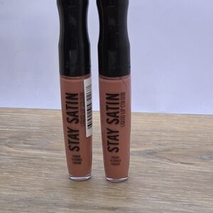 Rimmel London Stay Satin Liquid Lip Colour – Shoulder Pads #720 Nude Pink NEW 2